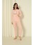 Fwn 04-3302 Peluş Welsoft Polar Kışlık Yumoş Tavşanlı Kadın Pijama Takımı 2
