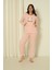 Fwn 04-3302 Peluş Welsoft Polar Kışlık Yumoş Tavşanlı Kadın Pijama Takımı 3
