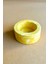 Dekoratif Sarı Mermer Desenli Beton Şamdan | El Yapımı Tealight Mumluk 3 Adet 2