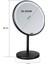 Ayaklı Masa Üstü LED Makyaj Aynası 5x Zoom Siyah 2