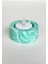 El Yapımı Mermer Desenli Yeşil Beton Tealight Mumluk 3 Adet | Minimal Dekoratif Şamdan 6