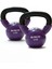Kettlebell 2 kg × 2’li Set | Döküm Ağırlık Vinyl Kaplı Dambıl Evde Spor Squat Çaydanlık Dumbbell 1