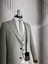 Slim Fit Çift Düğme Yelekli Takım Elbise 2