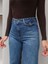 Ön Cep Görünümlü Geniş Paça Jean 4