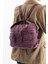Yumuşak Dokulu Ultra Hafif, Esnek ve Su Geçirmez Polyamid Kumaş Omuz ve Sırt Çantası Mor Model: (571-13-14J) 2
