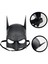 Siyah Renk Çocuk Boy Lastikli Batman Maskesi 20X14 cm 1