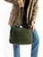 Yumuşak Dokulu Ultra Hafif, Esnek ve Su Geçirmez Polyamid Kumaş Omuz ve Sırt Çantası Koyu Yeşil Model: (571-13-14J) 3