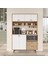 Latte Serisi Kahve Köşesi Çok Amaçlı Dolap Mutfak Dolabı Sepet-Beyaz Lat5-Sw 1
