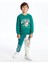 Lcw Kids Yeşil Beli Lastikli Kalın Erkek Bebek Jogger Eşofman Alt 1