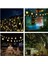7 Metre 50 LED Sarı Şeffaf Kristal Top 8 Modlu Solar Güneş Enerjili Bahçe Teras Parti Balkon Süsü Aydınlatma Lambası 3