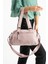 Yumuşak Dokulu Ultra Hafif, Esnek ve Su Geçirmez Polyamid Kumaş Omuz ve Kol Çantası Pembe Model: (571-13-14K) 3