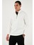 Pamuklu Relaxed Fit Yarım Fermuarlı Dik Yaka Sweat Erkek Sweat 5901232 4