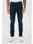Pamuklu Slim Fit Yüksek Bel Dar Paça Jeans Erkek Kot Pantolon 3300C28TOKYO 3