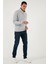 Pamuklu Slim Fit Yüksek Bel Dar Paça Jeans Erkek Kot Pantolon 3300C28TOKYO 5