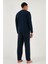 Ekoseli Yumuşak Dokulu Regular Fit Uzun Kollu Pijama Takımı Erkek Pijama Takımı 609611030 7
