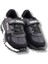 807-26 Anatomik Paraşüt Kumaş Çocuk Sneaker Siyah Beyaz 31-35 1