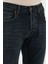 Streç Pamuklu Slim Fit Normal Bel Dar Paça Jeans Erkek Kot Pantolon 1124C45NAPOLI 6