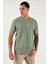 Streç Pamuklu Slim Fit Sıfır Yaka T Shirt Erkek T Shirt 5902639 3