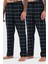 Pamuklu Regular Fit Normal Bel Düz Paça Cepli 2'li Paket Pijama Altı Erkek Pijama Altı 6574003S2 1