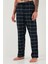 Pamuklu Regular Fit Normal Bel Düz Paça Cepli 2'li Paket Pijama Altı Erkek Pijama Altı 6574003S2 3