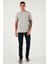 Streç Pamuklu Slim Fit Normal Bel Dar Paça Jeans Erkek Kot Pantolon 1115C24NAPOLI 1