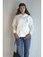 Kadın Kapüşonlu Baskı Detaylı Kanguru Cepli Oversize Sweatshirt 1