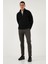 Streç Pamuklu Slim Fit Normal Bel Dar Paça Jeans Erkek Kot Pantolon 1115C24NAPOLI 1