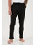 Pamuklu Regular Fit Normal Bel Düz Paça Cepli 2'li Paket Pijama Altı Erkek Pijama Altı 6574003S2 3
