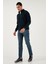 Pamuklu Regular Fit Normal Bel Boru Paça Jeans Erkek Kot Pantolon 2211C36PARMA 1