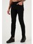 Pamuklu Slim Fit Yüksek Bel Dar Paça Jeans Erkek Kot Pantolon 3300C01TOKYO 3