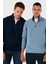 Slim Fit Anti-Pilling Tüylenme Yapmayan Bato Yaka Şardonlu 2'li Paket Polar Erkek Polar 5906001S2 1