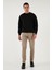 Streç Pamuklu Slim Fit Normal Bel Dar Paça Jeans Erkek Kot Pantolon 1115C24NAPOLI 1