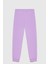 Pamuklu Regular Fit Lastikli Paça Spor Pantolon Kız Çocuk Pantolon BNTG23333 2