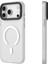 iPhone 17 Pro Uyumlu Kılıf M-Safe Şarj Özellikli Youngkit Hidden Sand Serisi Kapak Beyaz 3