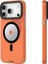 iPhone 17 Pro Max Uyumlu Kılıf M-Safe Şarj Özellikli Disk Desenli Youngkit Disc Battle Kapak Turuncu 7