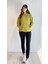 Kadın Kapüşonlu Baskı Detaylı Kanguru Cepli Oversize Sweatshirt 4