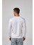 Erkek Beyaz Uzun Kollu Modal Esnek Basic Tişört C0T2N6O1 2