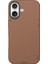 iPhone 17 Uyumlu Kılıf M-Safe Şarjlı Basit Mat Deri Desenli Youngkit Tech Fashion Serisi Kahverengi 1