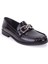 DZA07-6826186 Siyah Rugan Günlük Loafer Kadın Ayakkabı 1