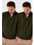 Slim Fit Anti-Pilling Tüylenme Yapmayan Bato Yaka Şardonlu 2'li Paket Polar Erkek Polar 5906001S2 1