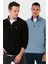 Slim Fit Anti-Pilling Tüylenme Yapmayan Bato Yaka Şardonlu 2'li Paket Polar Erkek Polar 5906001S2 1