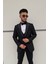 Slim Fit Çıkma Yaka Smokin Damatlık 1