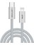 LC551 Type-C To Lightning Hızlı Şarj Özellikli Data ve Şarj Kablosu 27W 1m Beyaz 1
