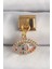 316L Çelik Gold Renk Sallantı Renkli Zirkon Taşlı Göz Model Nomination Charm 1