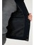 Slim Fit Ceket Yaka Astarlı Kaşe Kaban Erkek Kaban 58400347 6