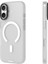 iPhone 17 Uyumlu Kılıf M-Safe Şarj Özellikli Youngkit Hidden Sand Serisi Kapak Beyaz 2