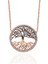 925 Ayar Gümüş Rose Hayat Ağacı Kadın Kolye 3