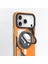 iPhone 17 Pro Max Uyumlu Kılıf M-Safe Şarj Özellikli Youngkit Starship Serisi Kapak Turuncu 2