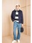 Slim Fit Dar Kesim Dik Yaka Astarlı Fermuarlı Cepli Süet Mevsimlik Baharlık Mont D1524AX25AU 2