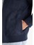 Slim Fit Dar Kesim Dik Yaka Astarlı Fermuarlı Cepli Süet Mevsimlik Baharlık Mont D1524AX25AU 7